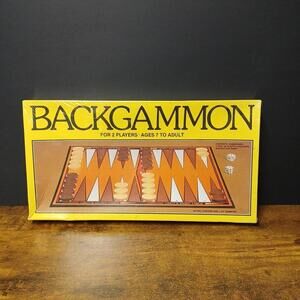 Vintage 1981 Whitman Backgammon Board Game Factory Sealed, MPN 4832